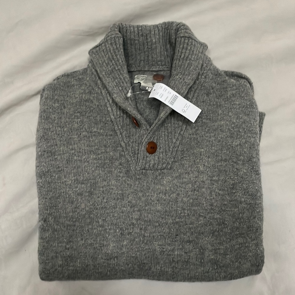 Jcrew men merino shawl collar sweater